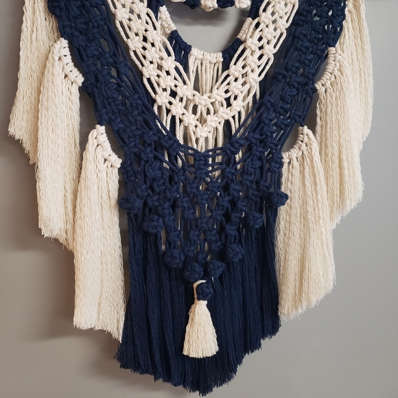 Hand Made Macrame Wall Hanging - Picture 2 of 5